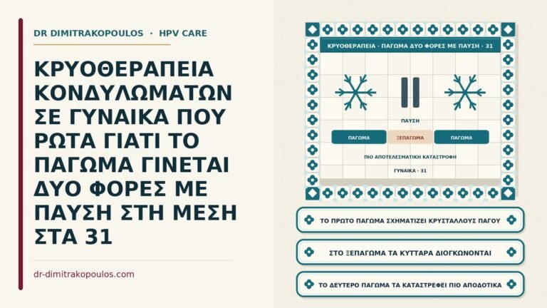 διπλός κύκλος παγώματος στην κρυοθεραπεία