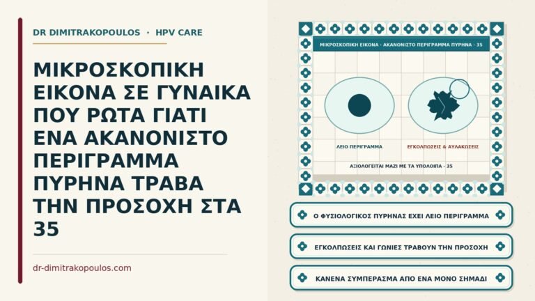 ακανόνιστο περίγραμμα πυρήνα