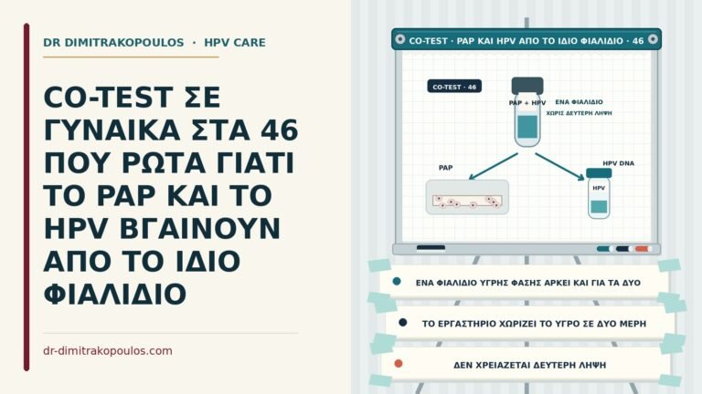 co-test από το ίδιο φιαλίδιο