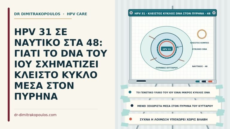 κυκλικό DNA του HPV 31 στον πυρήνα