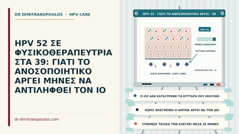HPV 52 και αργή ανοσολογική αντίδραση