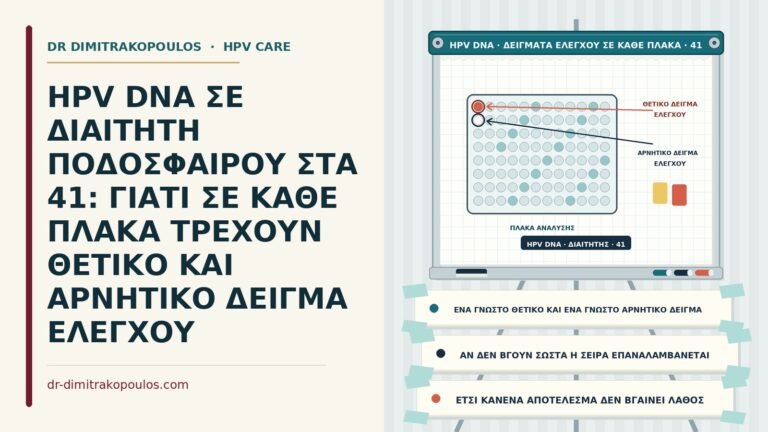 δείγματα ελέγχου στο HPV DNA