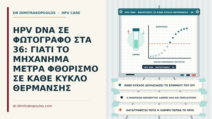 HPV DNA ΣΕ ΦΩΤΟΓΡΑΦΟ ΣΤΑ 36: ΓΙΑΤΙ ΤΟ ΜΗΧΑΝΗΜΑ ΜΕΤΡΑ ΦΘΟΡΙΣΜΟ ΣΕ ΚΑΘΕ ΚΥΚΛΟ ΘΕΡΜΑΝΣΗΣ μέτρηση φθορισμού στο HPV DNA