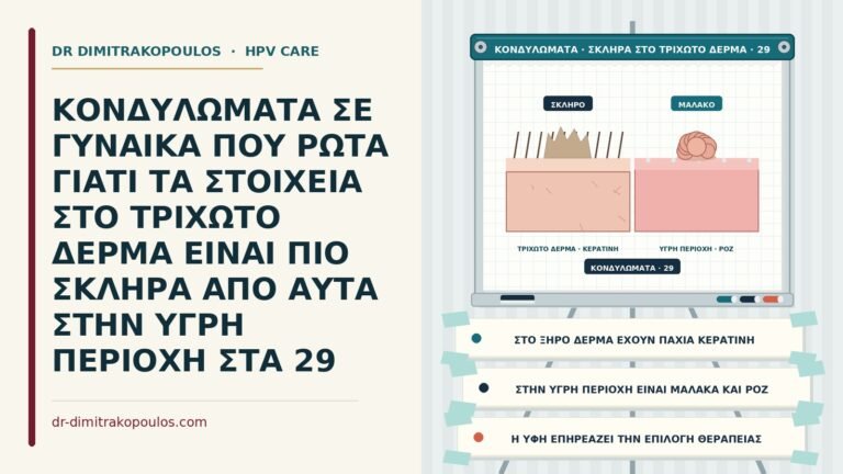 σκληρά και μαλακά κονδυλώματα