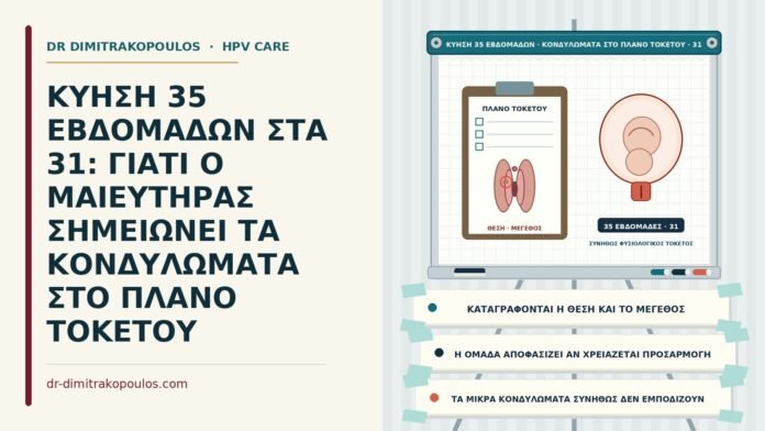 κονδυλώματα στο πλάνο τοκετού