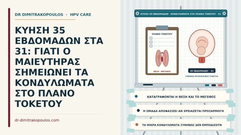 κονδυλώματα στο πλάνο τοκετού