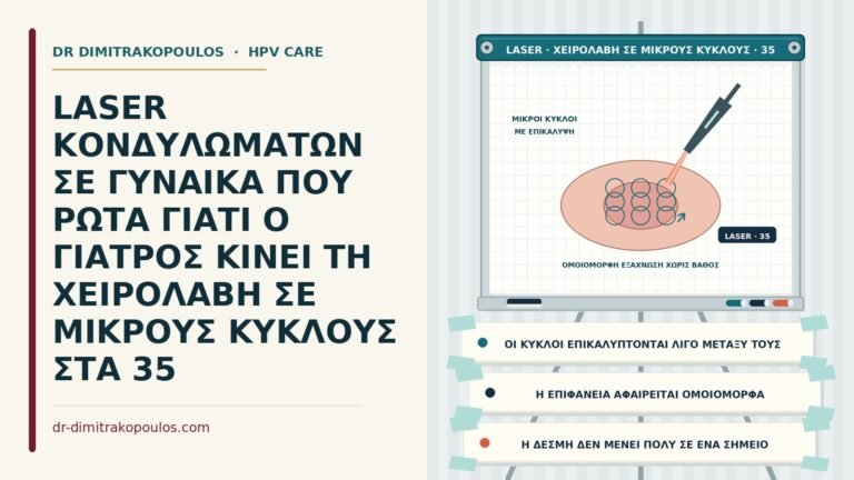 κίνηση χειρολαβής στο laser