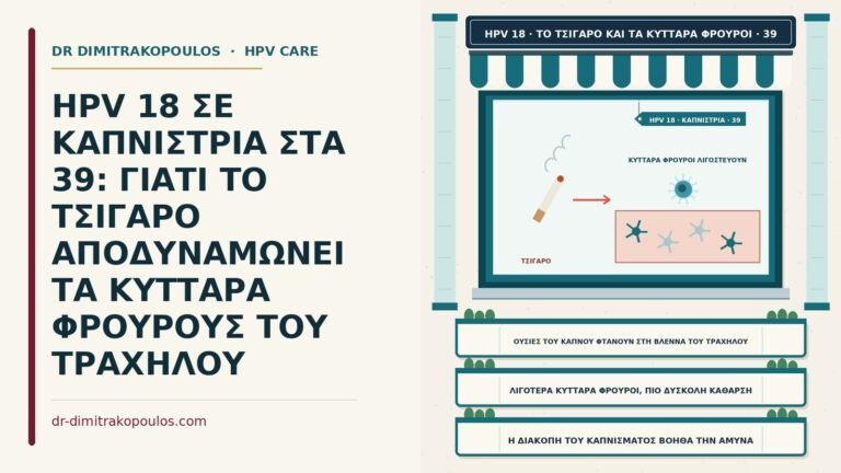κάπνισμα και κύτταρα φρουροί του τραχήλου