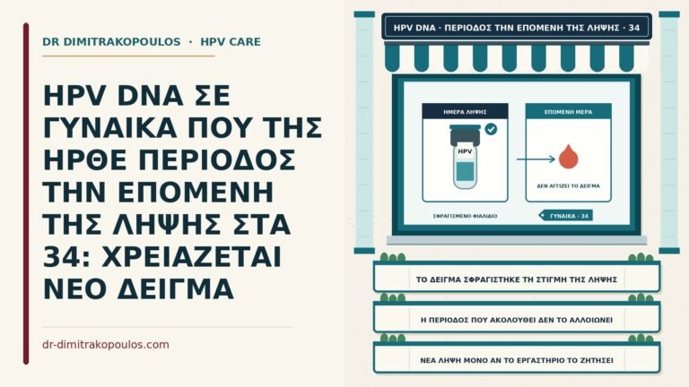 περίοδος την επόμενη μέρα από τη λήψη HPV