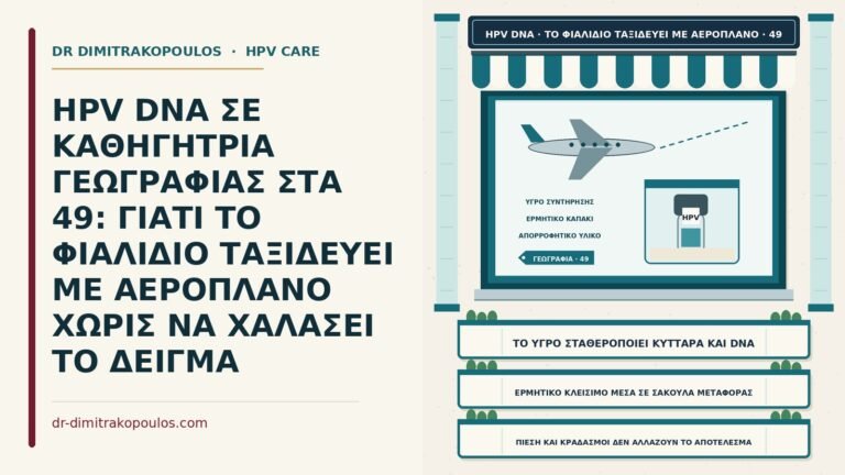 αεροπορική μεταφορά δείγματος HPV