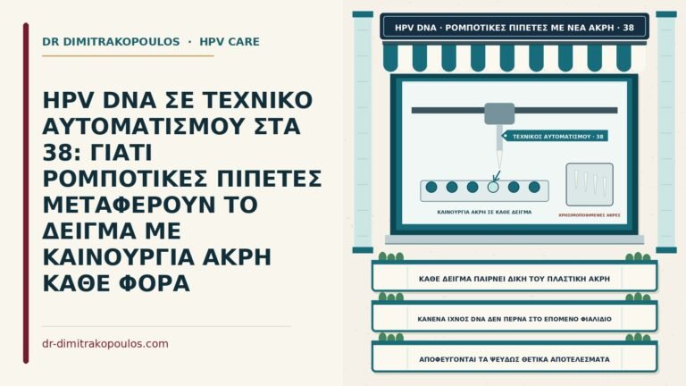 ρομποτικές πιπέτες στο τεστ HPV