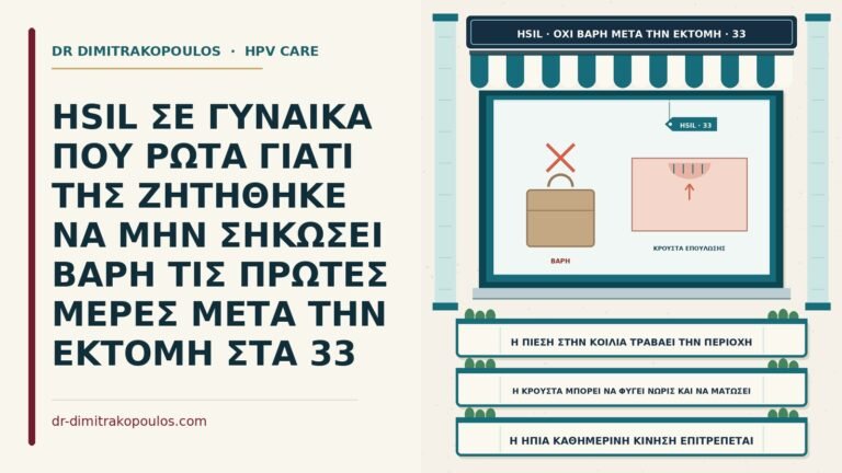 άρση βάρους μετά την εκτομή