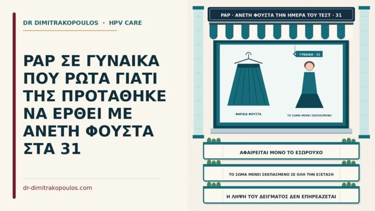 φούστα την ημέρα του τεστ Παπ