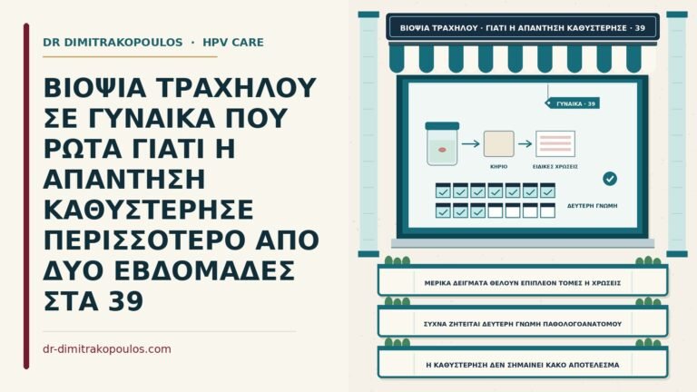 καθυστέρηση στην απάντηση της βιοψίας
