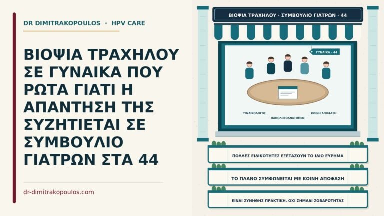 συμβούλιο γιατρών για την απάντηση της βιοψίας