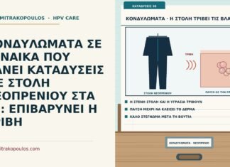 στολή νεοπρενίου και κονδυλώματα