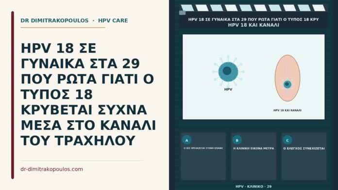 HPV 18 στο κανάλι του τραχήλου