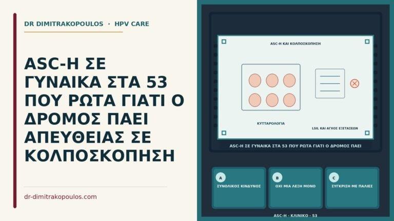 ASC-H απευθείας σε κολποσκόπηση