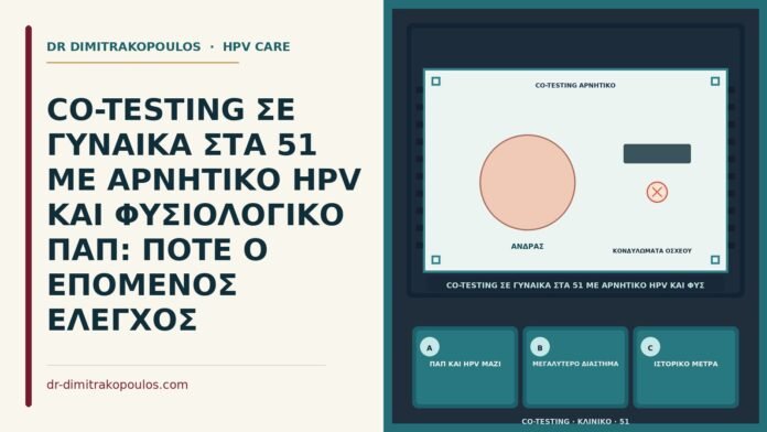 επόμενος έλεγχος μετά αρνητικό co-testing