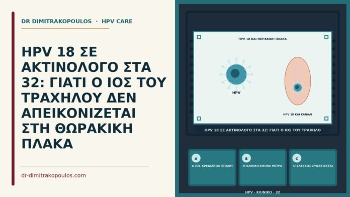 HPV 18 ΣΕ ΑΚΤΙΝΟΛΟΓΟ ΣΤΑ 32: ΓΙΑΤΙ Ο ΙΟΣ ΤΟΥ ΤΡΑΧΗΛΟΥ ΔΕΝ ΑΠΕΙΚΟΝΙΖΕΤΑΙ ΣΤΗ ΘΩΡΑΚΙΚΗ ΠΛΑΚΑ θωρακική πλάκα και HPV 18