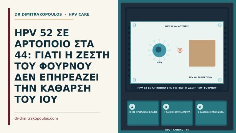 ζέστη φούρνου και κάθαρση HPV 52