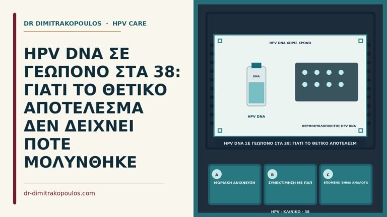 θετικό HPV DNA χωρίς χρόνο μόλυνσης