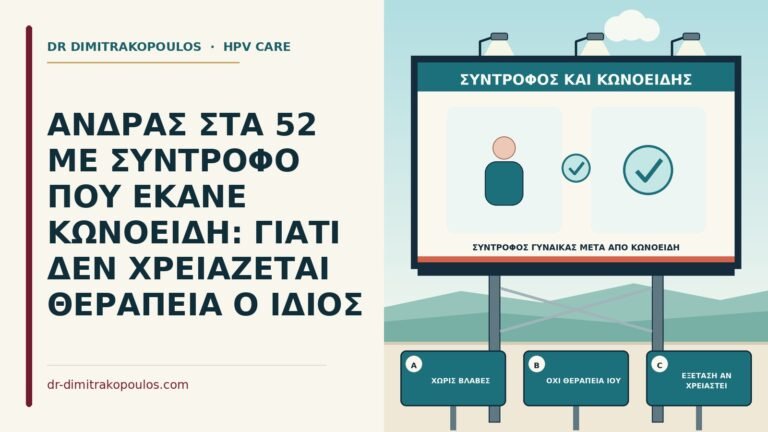 σύντροφος γυναίκας μετά από κωνοειδή