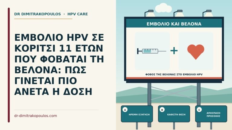 φόβος της βελόνας στο εμβόλιο HPV