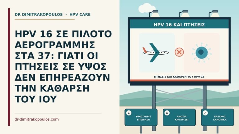 πτήσεις και κάθαρση του HPV 16
