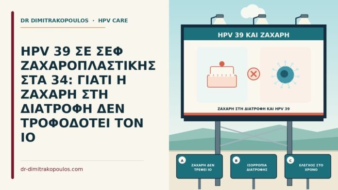 HPV 39 ΣΕ ΣΕΦ ΖΑΧΑΡΟΠΛΑΣΤΙΚΗΣ ΣΤΑ 34: ΓΙΑΤΙ Η ΖΑΧΑΡΗ ΣΤΗ ΔΙΑΤΡΟΦΗ ΔΕΝ ΤΡΟΦΟΔΟΤΕΙ ΤΟΝ ΙΟ ζάχαρη στη διατροφή και HPV 39