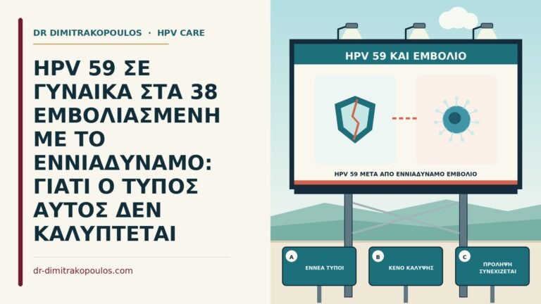 HPV 59 μετά από εννιαδύναμο εμβόλιο