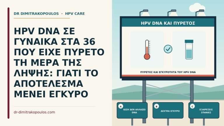 πυρετός και εγκυρότητα του HPV DNA