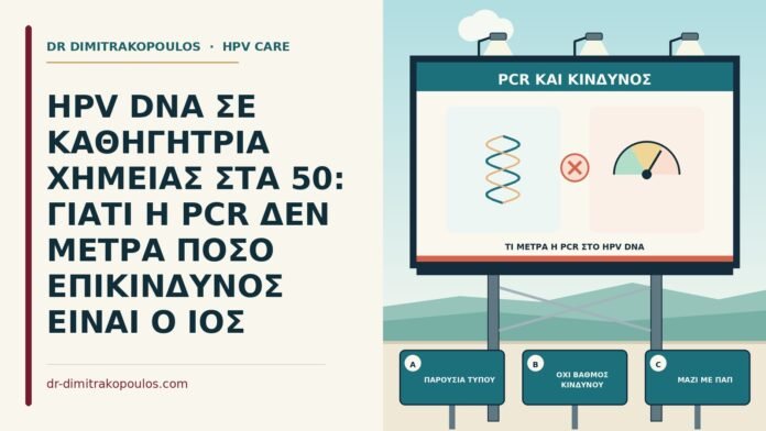 τι μετρά η PCR στο HPV DNA