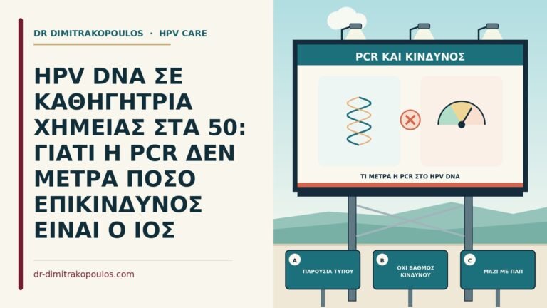 τι μετρά η PCR στο HPV DNA