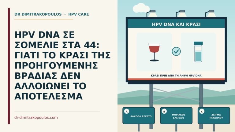 κρασί πριν από τη λήψη HPV DNA