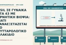 HSIL ΣΕ ΓΥΝΑΙΚΑ ΣΤΑ 43 ΜΕ ΑΡΝΗΤΙΚΗ ΒΙΟΨΙΑ: ΓΙΑΤΙ ΞΑΝΑΕΞΕΤΑΖΕΤΑΙ ΤΟ ΚΥΤΤΑΡΟΛΟΓΙΚΟ ΠΛΑΚΙΔΙΟ αναθεώρηση πλακιδίου σε HSIL με αρνητική βιοψία