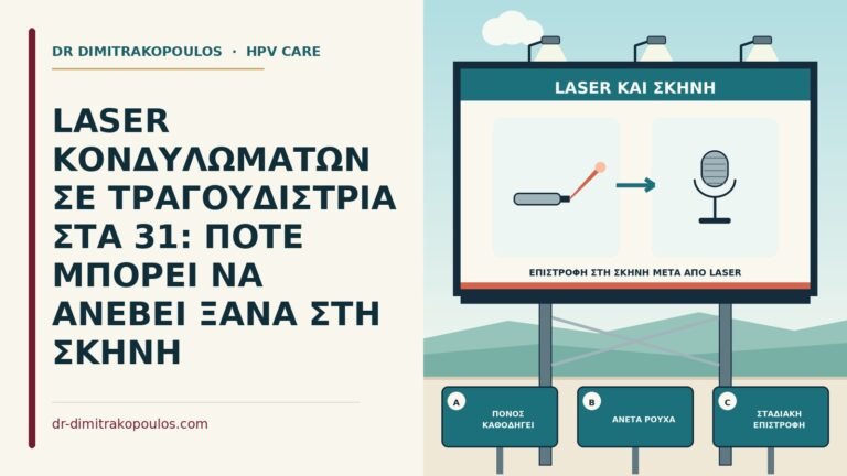 επιστροφή στη σκηνή μετά από laser