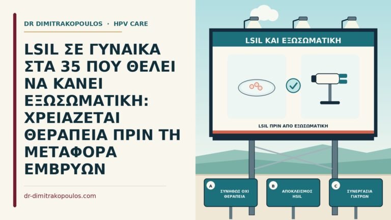 LSIL πριν από εξωσωματική