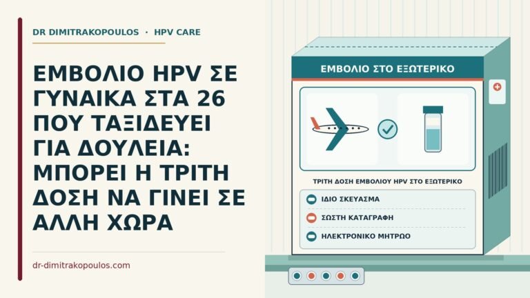 τρίτη δόση εμβολίου HPV στο εξωτερικό