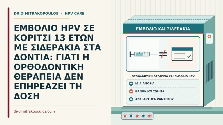 ορθοδοντική θεραπεία και εμβόλιο HPV