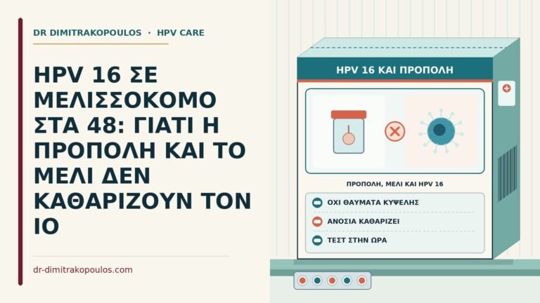 πρόπολη, μέλι και HPV 16