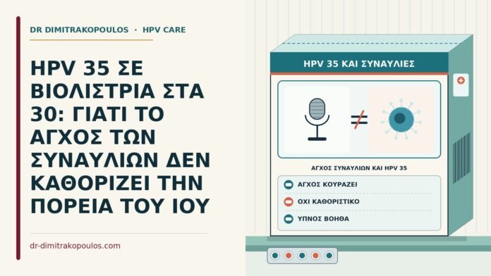 HPV 35 ΣΕ ΒΙΟΛΙΣΤΡΙΑ ΣΤΑ 30: ΓΙΑΤΙ ΤΟ ΑΓΧΟΣ ΤΩΝ ΣΥΝΑΥΛΙΩΝ ΔΕΝ ΚΑΘΟΡΙΖΕΙ ΤΗΝ ΠΟΡΕΙΑ ΤΟΥ ΙΟΥ άγχος συναυλιών και HPV 35