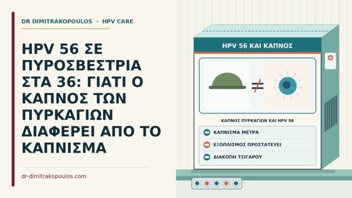 HPV 56 ΣΕ ΠΥΡΟΣΒΕΣΤΡΙΑ ΣΤΑ 36: ΓΙΑΤΙ Ο ΚΑΠΝΟΣ ΤΩΝ ΠΥΡΚΑΓΙΩΝ ΔΙΑΦΕΡΕΙ ΑΠΟ ΤΟ ΚΑΠΝΙΣΜΑ καπνός πυρκαγιών και HPV 56