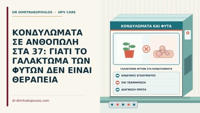 ΚΟΝΔΥΛΩΜΑΤΑ ΣΕ ΑΝΘΟΠΩΛΗ ΣΤΑ 37: ΓΙΑΤΙ ΤΟ ΓΑΛΑΚΤΩΜΑ ΤΩΝ ΦΥΤΩΝ ΔΕΝ ΕΙΝΑΙ ΘΕΡΑΠΕΙΑ γαλάκτωμα φυτών στα κονδυλώματα