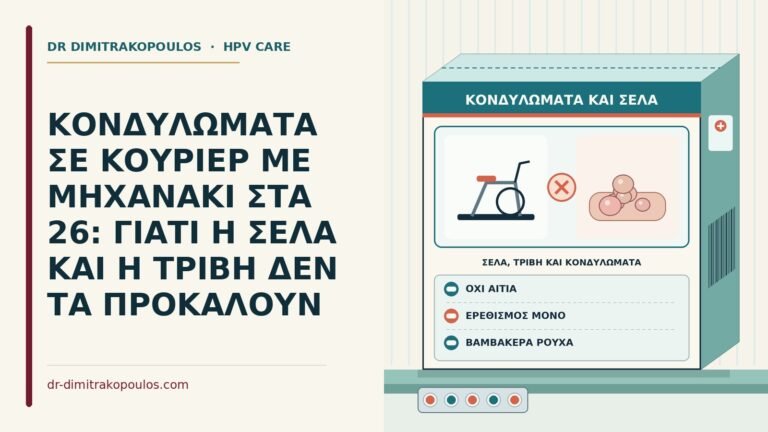 σέλα, τριβή και κονδυλώματα
