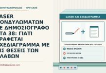 σχεδιάγραμμα θέσεων πριν από το laser