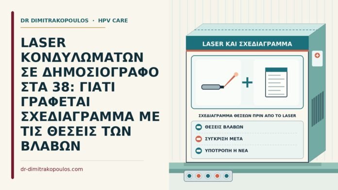 LASER ΚΟΝΔΥΛΩΜΑΤΩΝ ΣΕ ΔΗΜΟΣΙΟΓΡΑΦΟ ΣΤΑ 38: ΓΙΑΤΙ ΓΡΑΦΕΤΑΙ ΣΧΕΔΙΑΓΡΑΜΜΑ ΜΕ ΤΙΣ ΘΕΣΕΙΣ ΤΩΝ ΒΛΑΒΩΝ σχεδιάγραμμα θέσεων πριν από το laser
