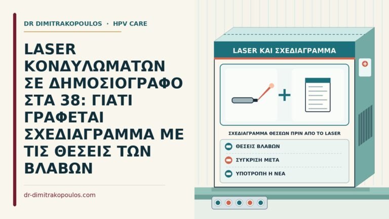 σχεδιάγραμμα θέσεων πριν από το laser