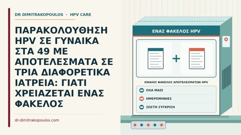 ενιαίος φάκελος αποτελεσμάτων HPV