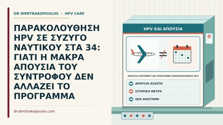 απουσία συντρόφου και πρόγραμμα παρακολούθησης HPV